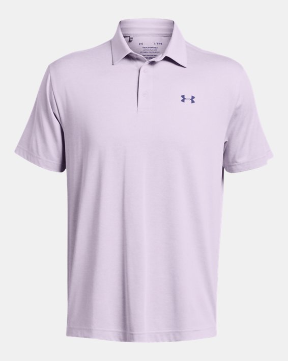 Men's UA Playoff Heather Polo in Purple image number 2